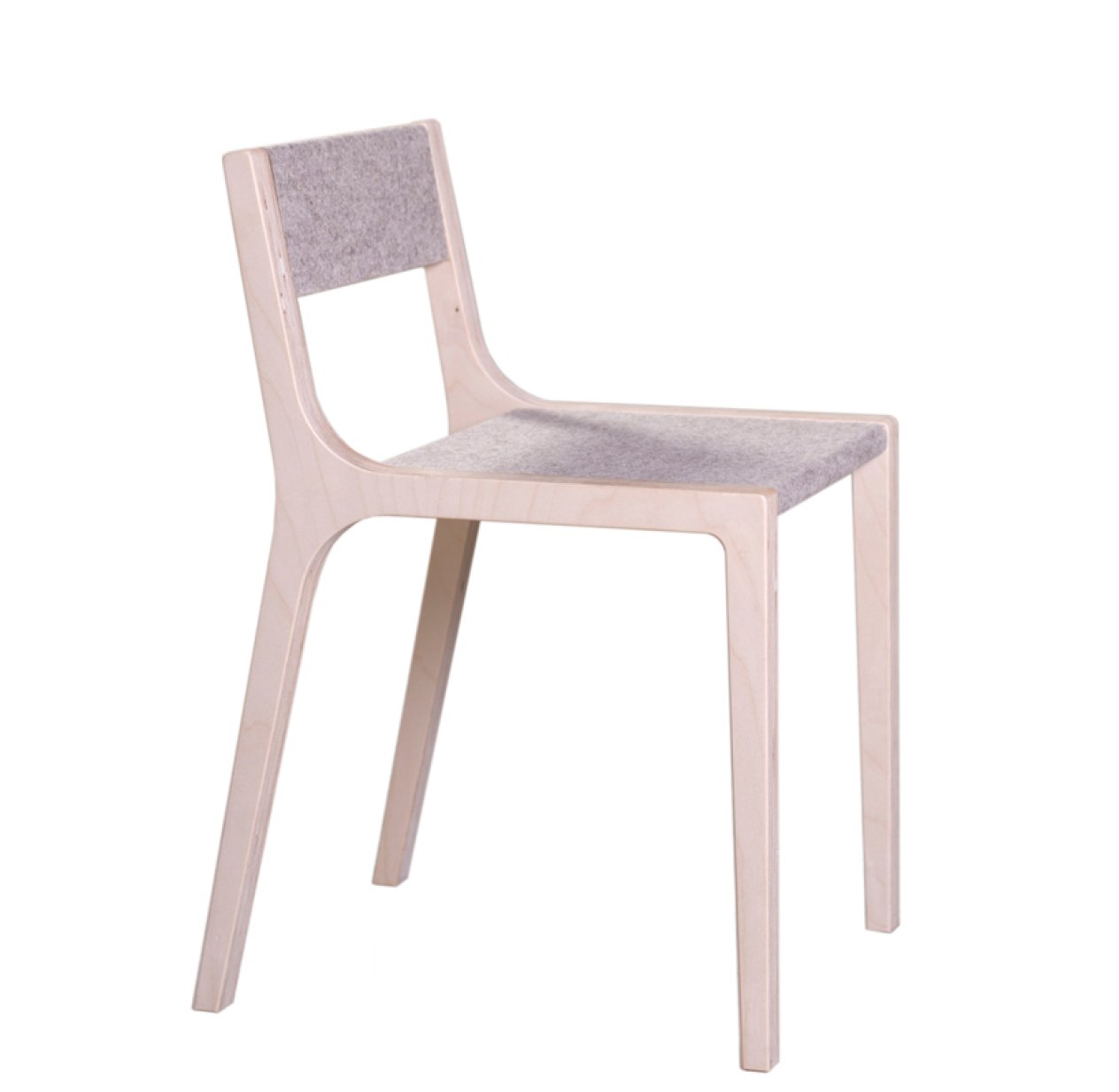 Chaise enfant design Sepp - Gris